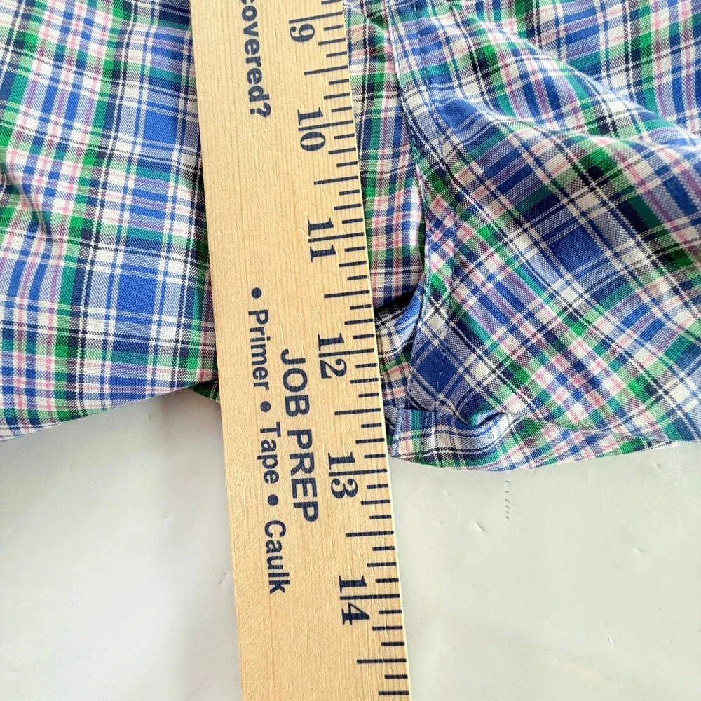 Polo Ralph Lauren Men's Plaid‎ Woven Sleep Pajama Shorts Blue Green S P512RL